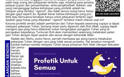 Warta Gereja, Minggu 11 Desember 2022