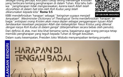 Warta Gereja Minggu 15 Januari 2023