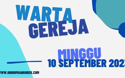 Warta Minggu 10 September 2023